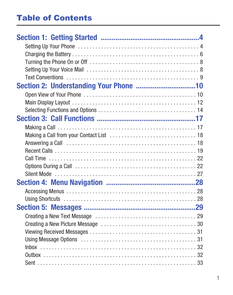 Samsung SGH-T245LSATFN User Manual | Page 5 / 88