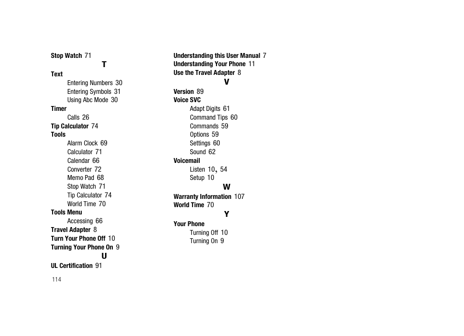 Samsung SECR300ZRAMTR User Manual | Page 114 / 114