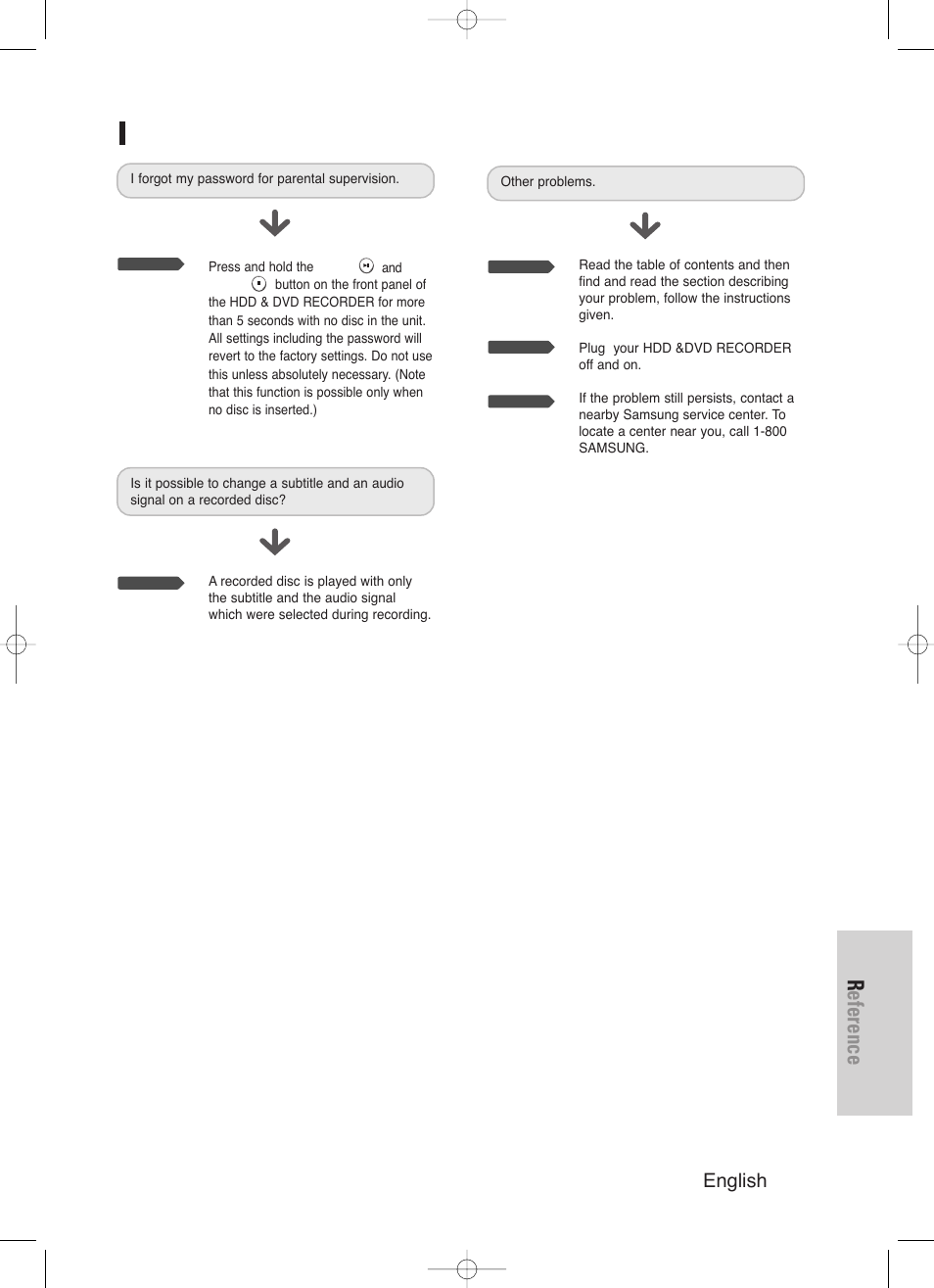 Reference, English - 123, Other | Samsung DVD-HR720-XAA User Manual | Page 123 / 168