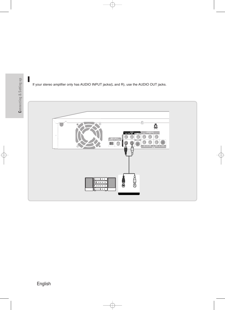 24 - english, Connecting & setting up | Samsung DVD-HR720-XAA User Manual | Page 24 / 168