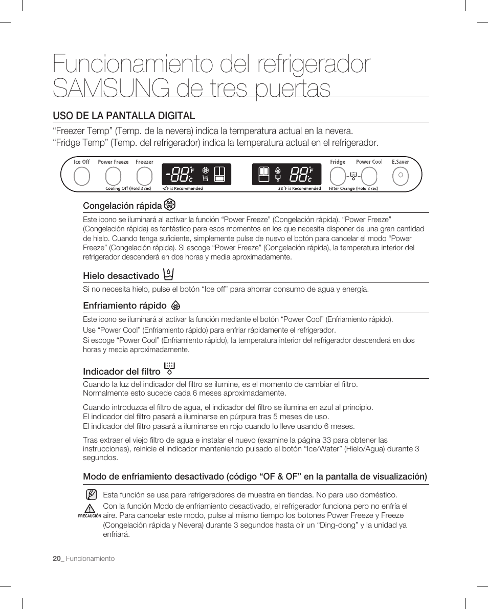 Samsung RF266ACPN-XAA User Manual | Page 56 / 76