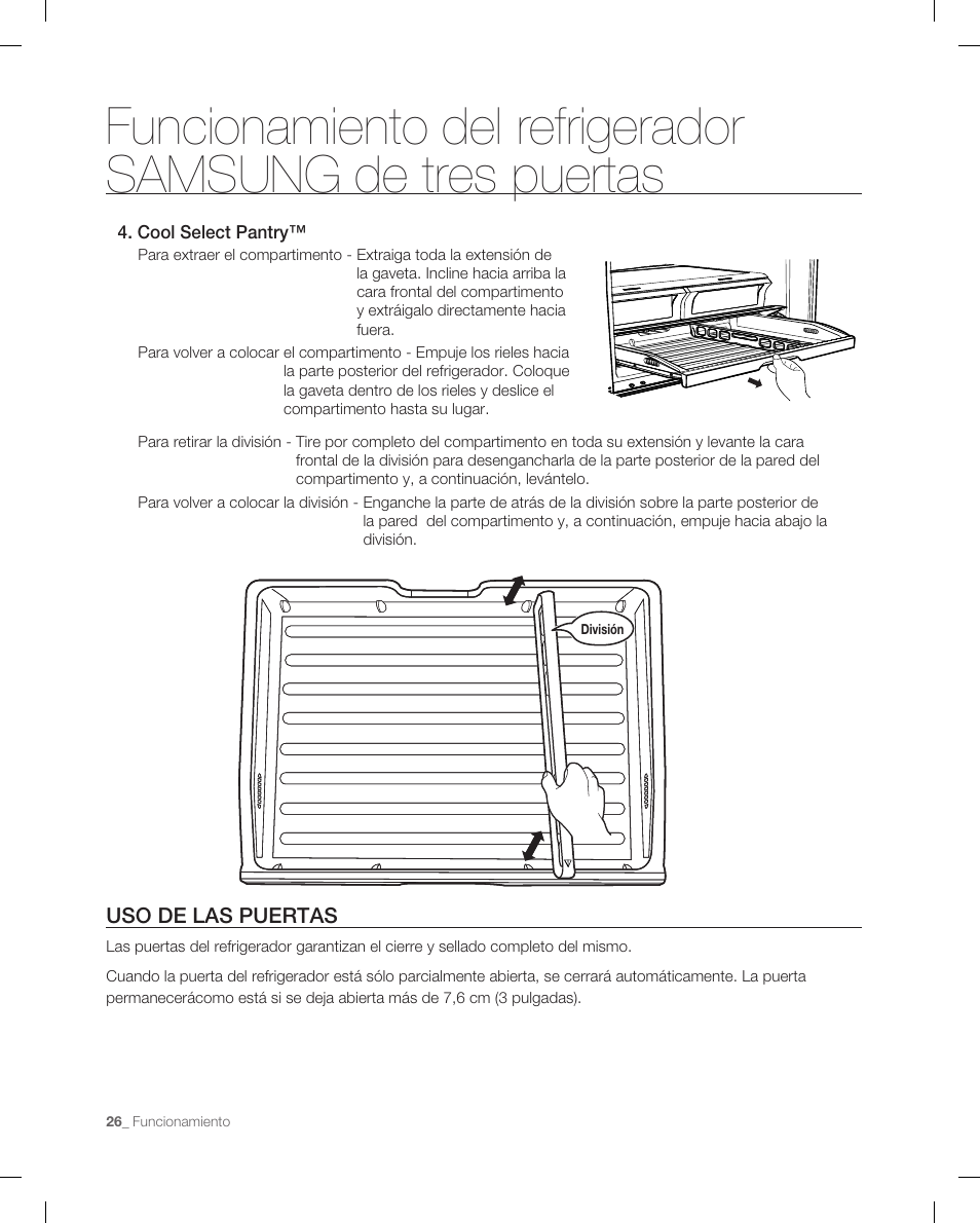 Samsung RF266ACPN-XAA User Manual | Page 62 / 76