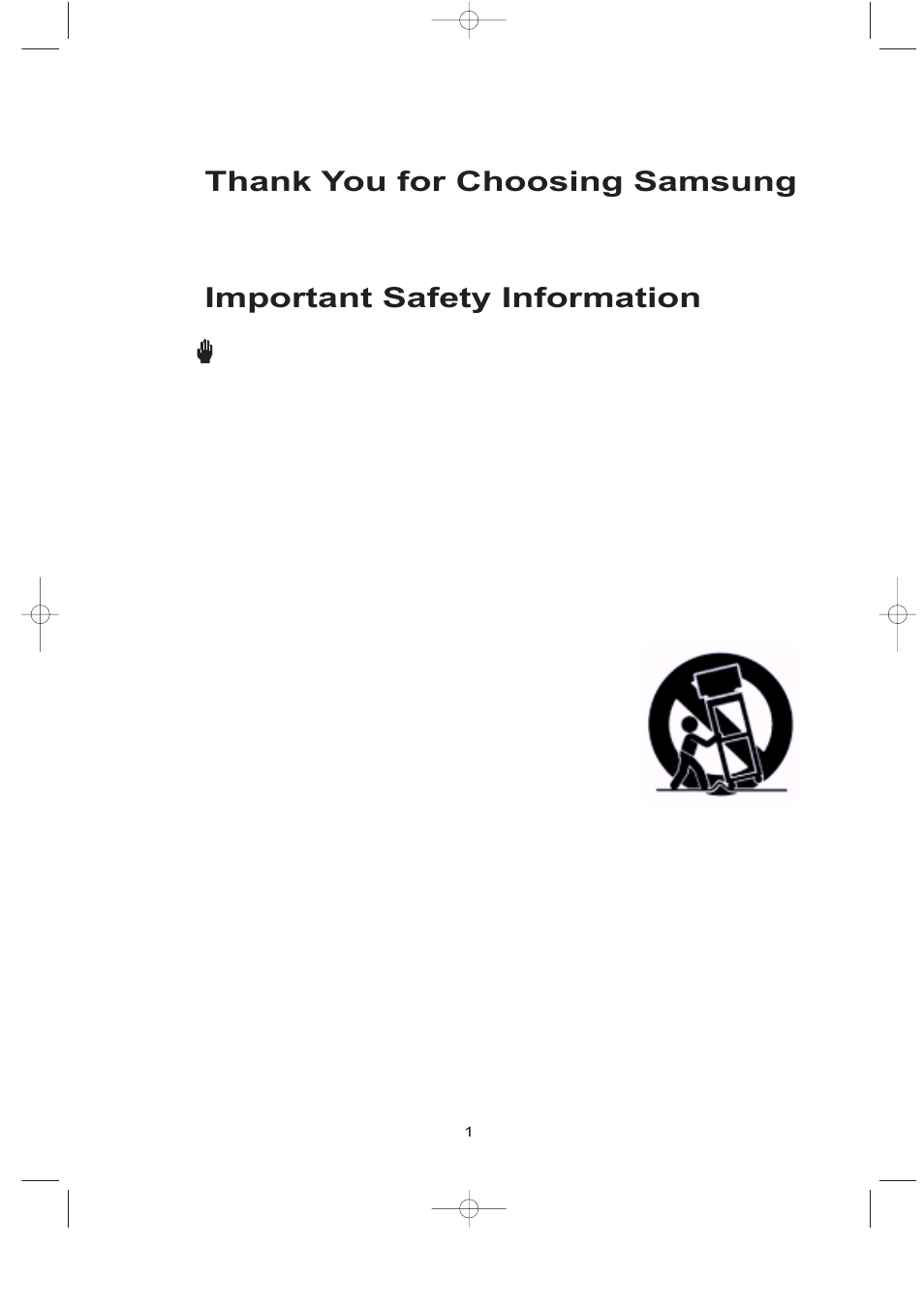 Important safety information | Samsung LTN1765X-XAC User Manual | Page 2 / 61