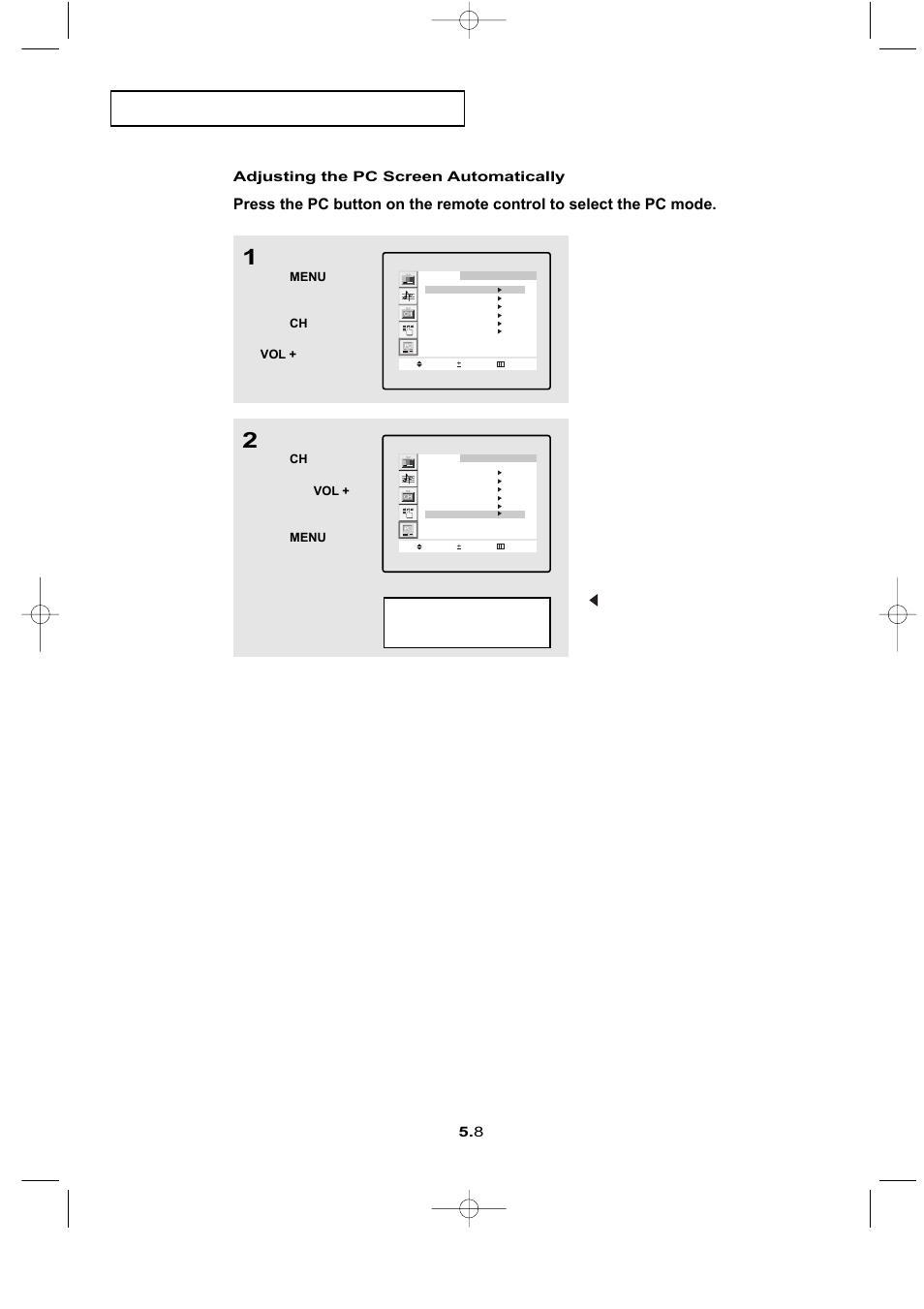 P c d, 8 adjusting the pc screen automatically | Samsung LTN1765X-XAC User Manual | Page 51 / 61