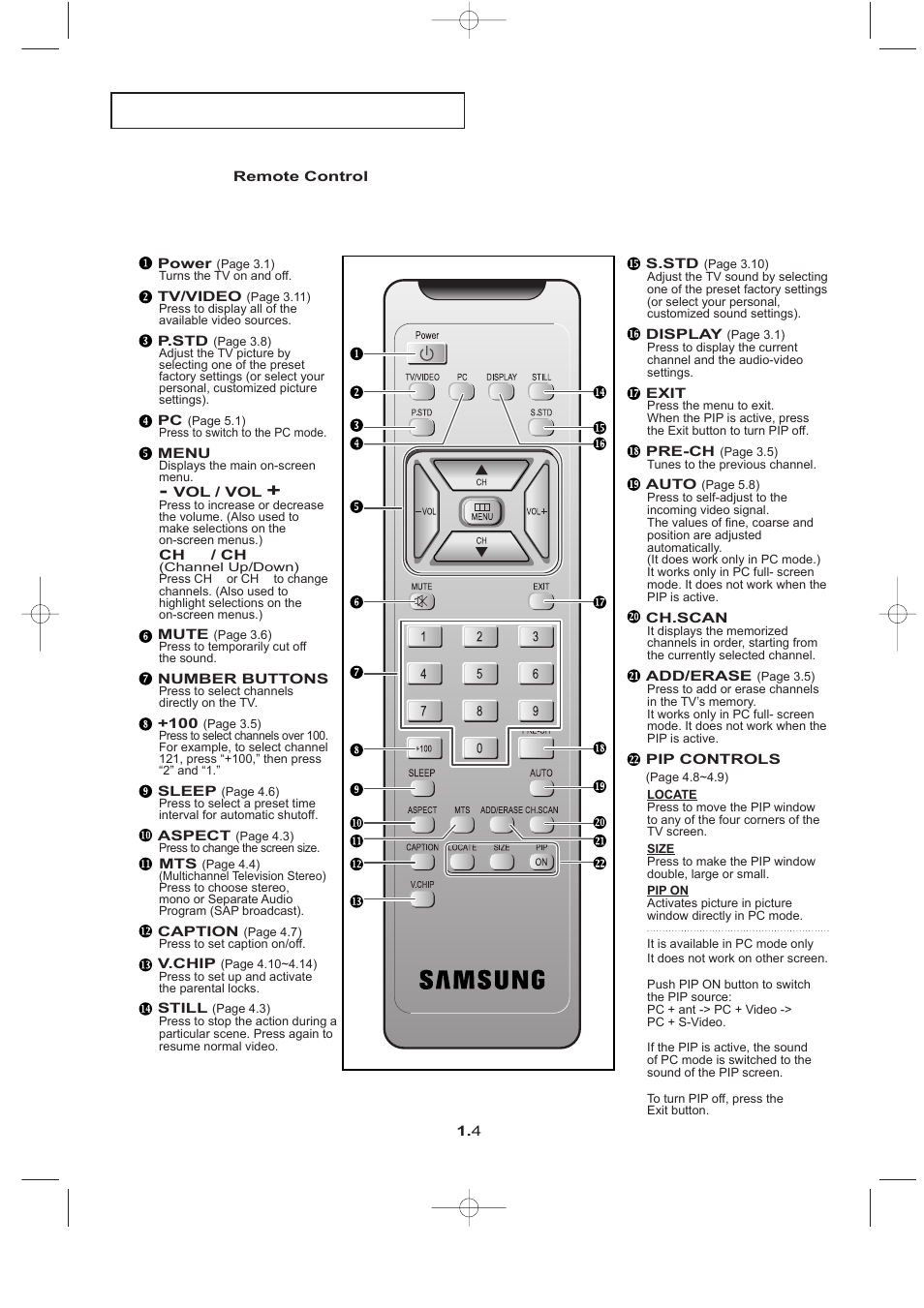 Samsung LTN1765X-XAC User Manual | Page 9 / 61