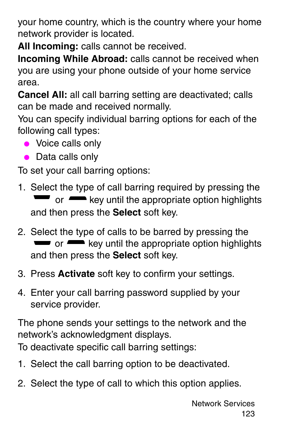 Samsung SGH-P107BSACIN User Manual | Page 126 / 195