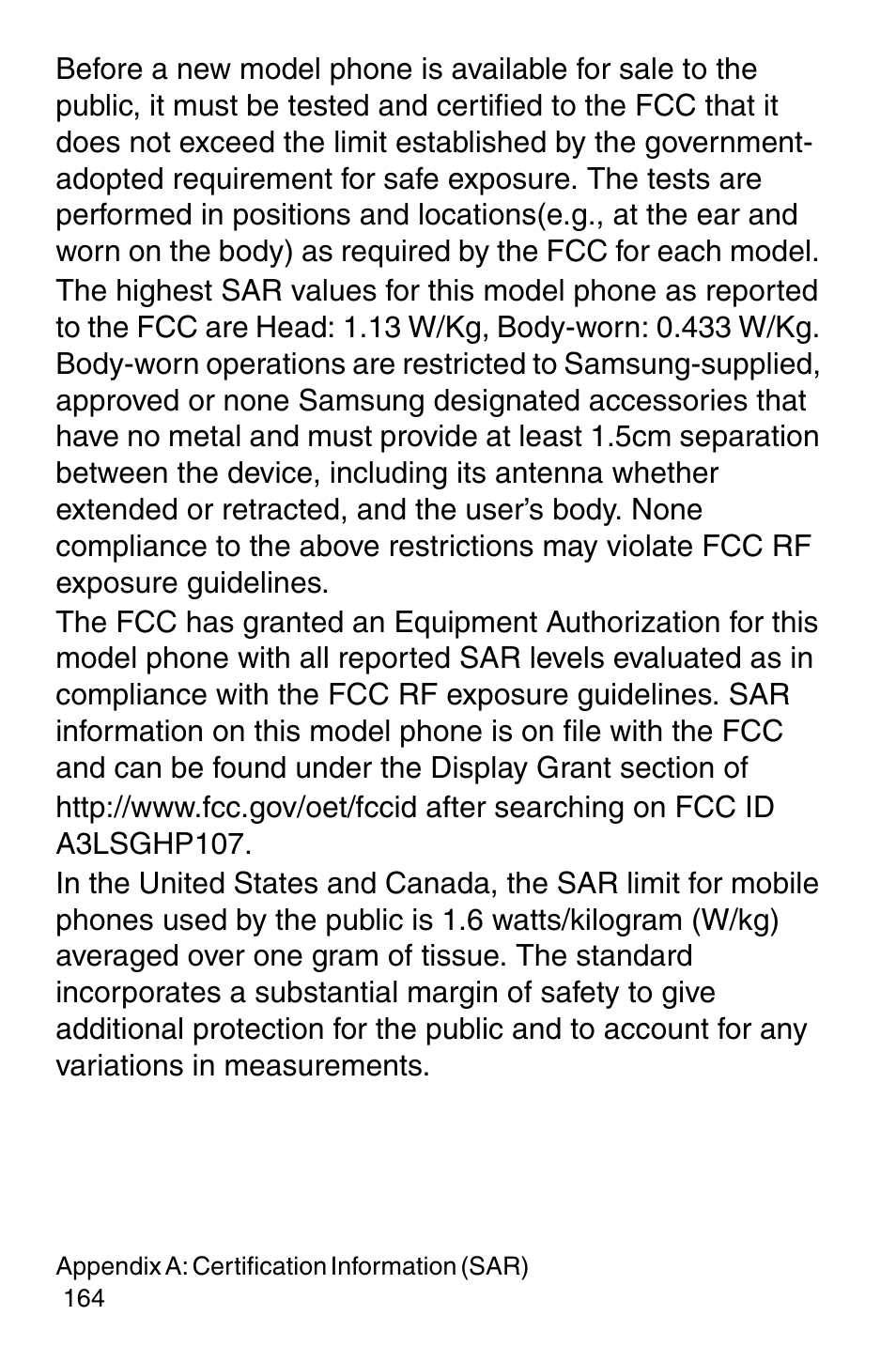 Samsung SGH-P107BSACIN User Manual | Page 167 / 195