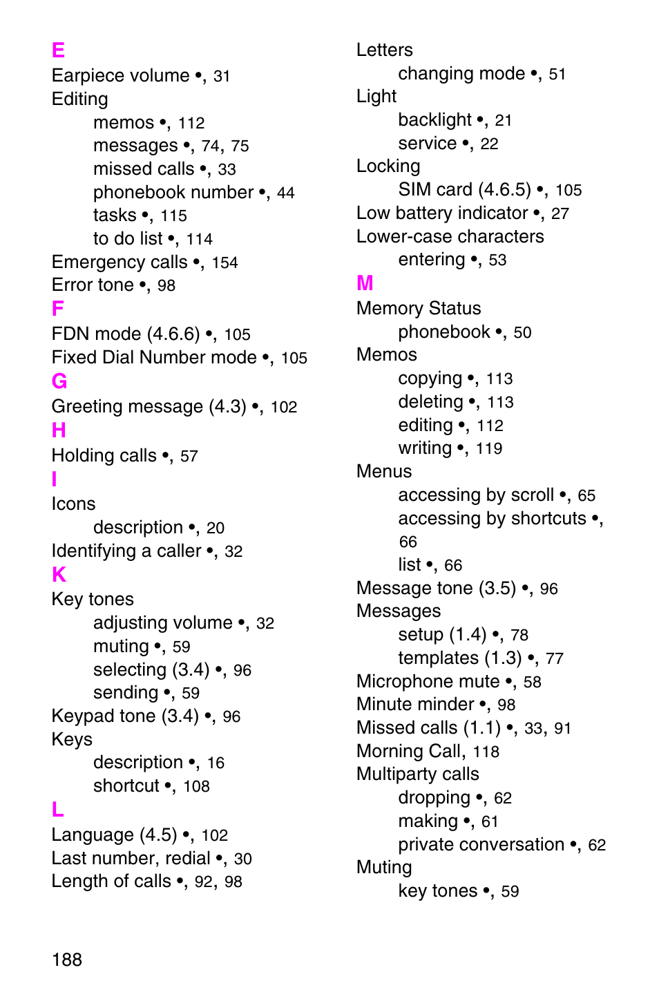 Samsung SGH-P107BSACIN User Manual | Page 191 / 195