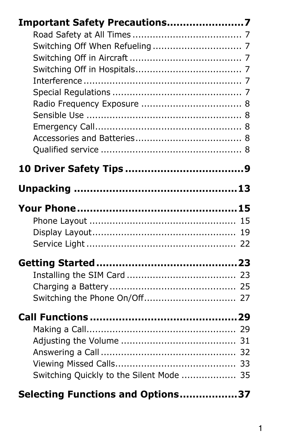 Samsung SGH-P107BSACIN User Manual | Page 4 / 195