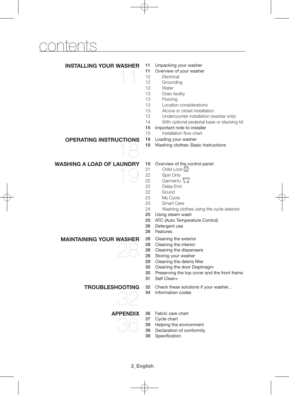 Samsung WF42H5400AW-A2 User Manual | Page 2 / 132