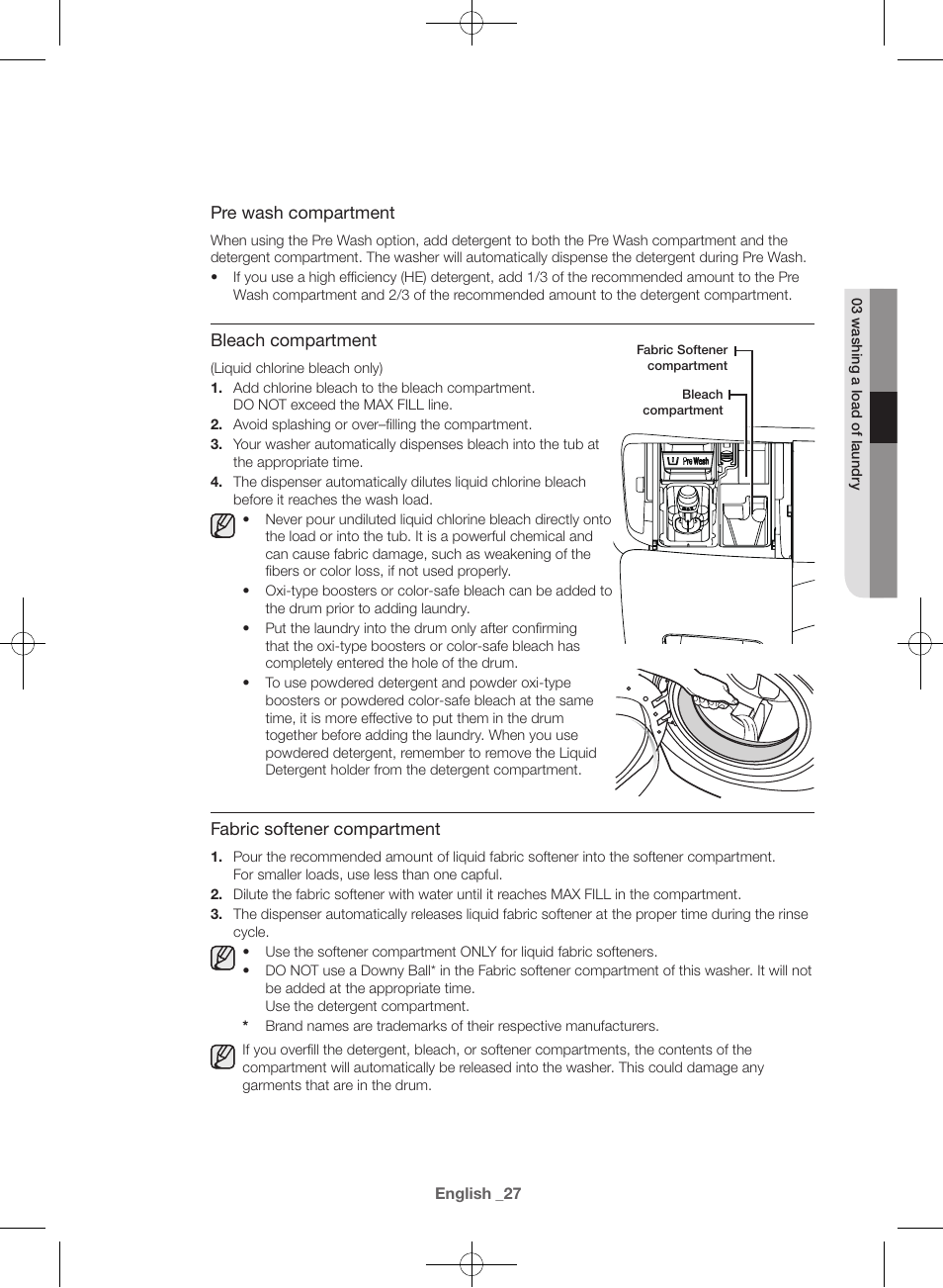 Samsung WF42H5400AW-A2 User Manual | Page 27 / 132