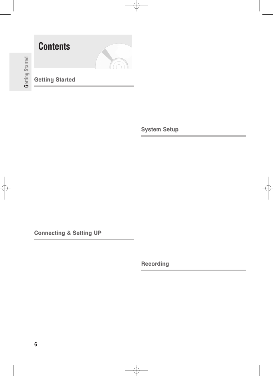 Samsung DVD-R130-XAA User Manual | Page 6 / 98