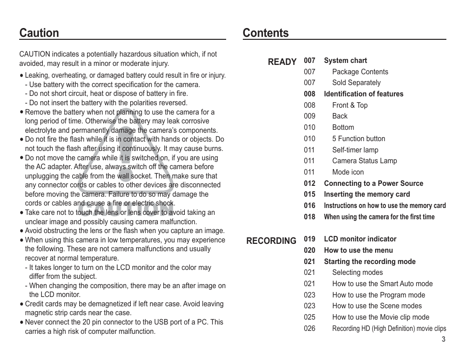 Samsung EC-TL105ZBPBUS User Manual | Page 4 / 106
