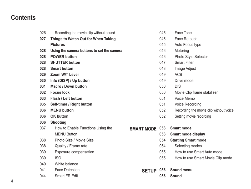 Samsung EC-TL105ZBPBUS User Manual | Page 5 / 106