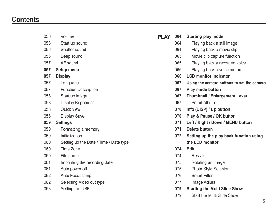 Samsung EC-TL105ZBPBUS User Manual | Page 6 / 106