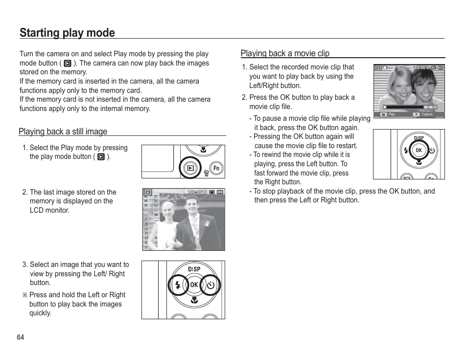 Starting play mode | Samsung EC-TL105ZBPBUS User Manual | Page 65 / 106