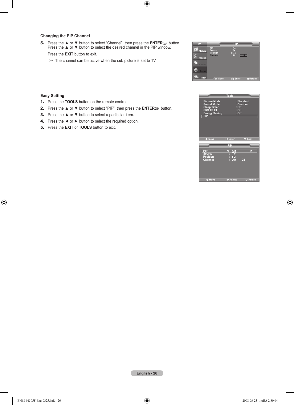 Samsung LN22A450C1XZP User Manual | Page 28 / 101