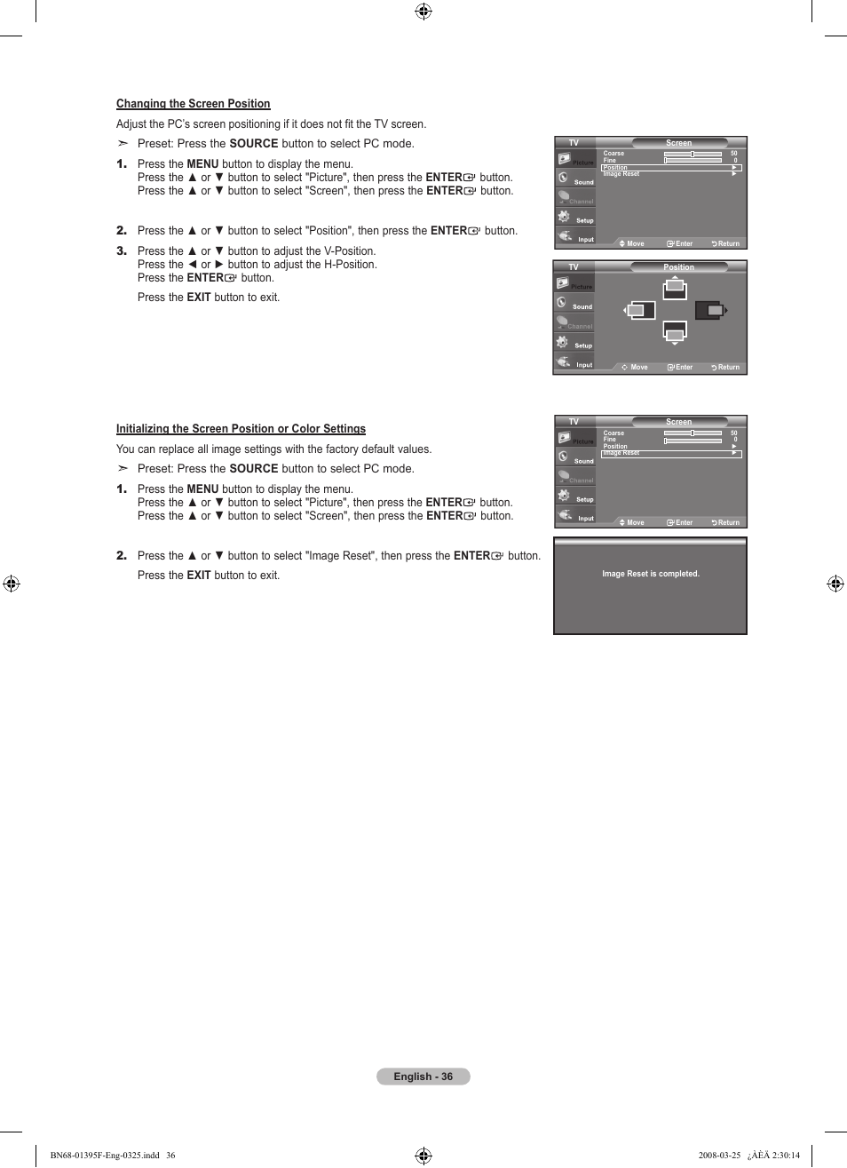 Samsung LN22A450C1XZP User Manual | Page 38 / 101