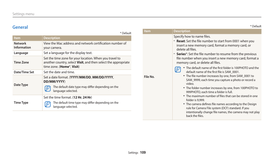 General | Samsung EC-WB50FZBPBUS User Manual | Page 110 / 140