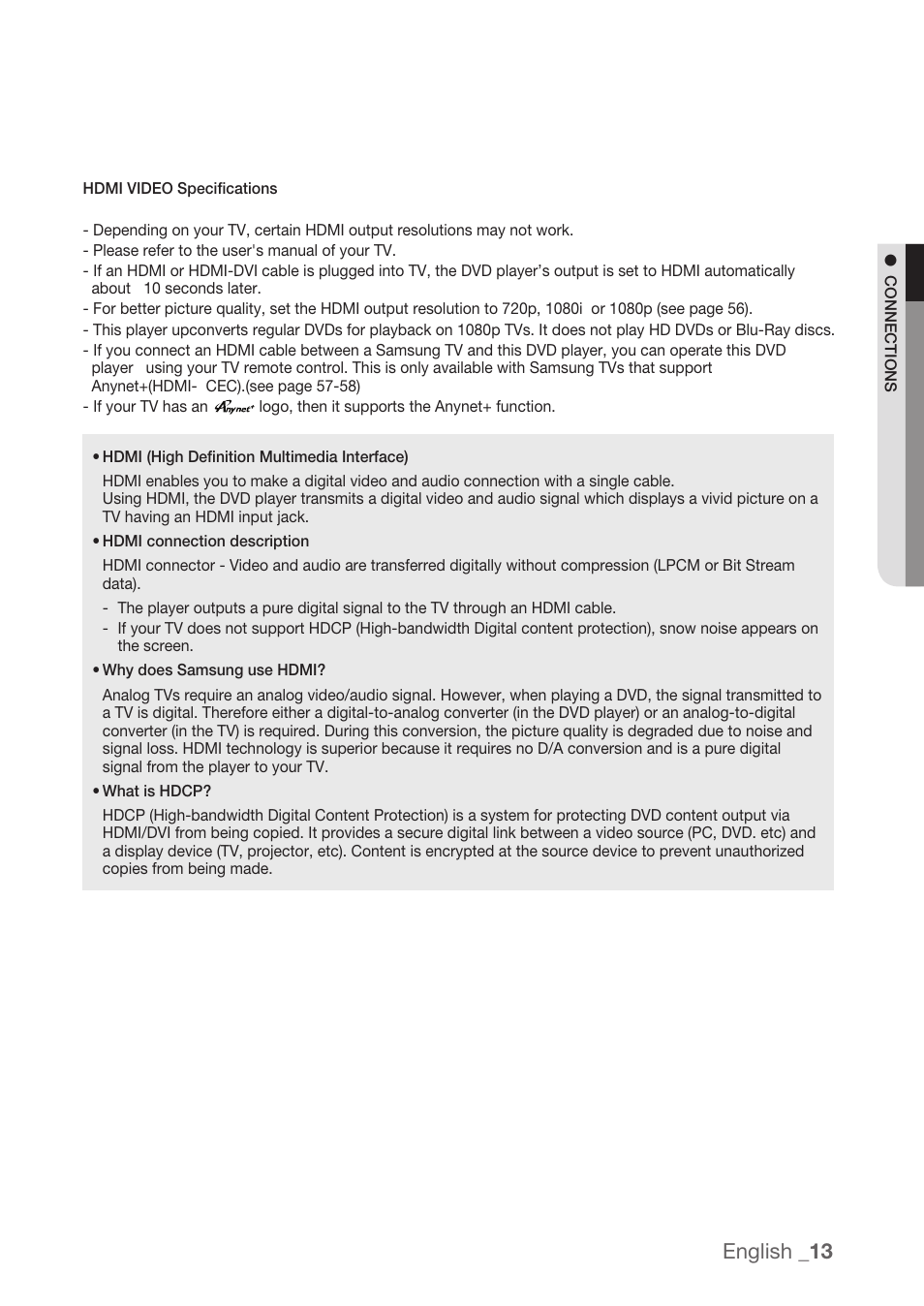 English _1 | Samsung DVD-H1080R-XAA User Manual | Page 13 / 67