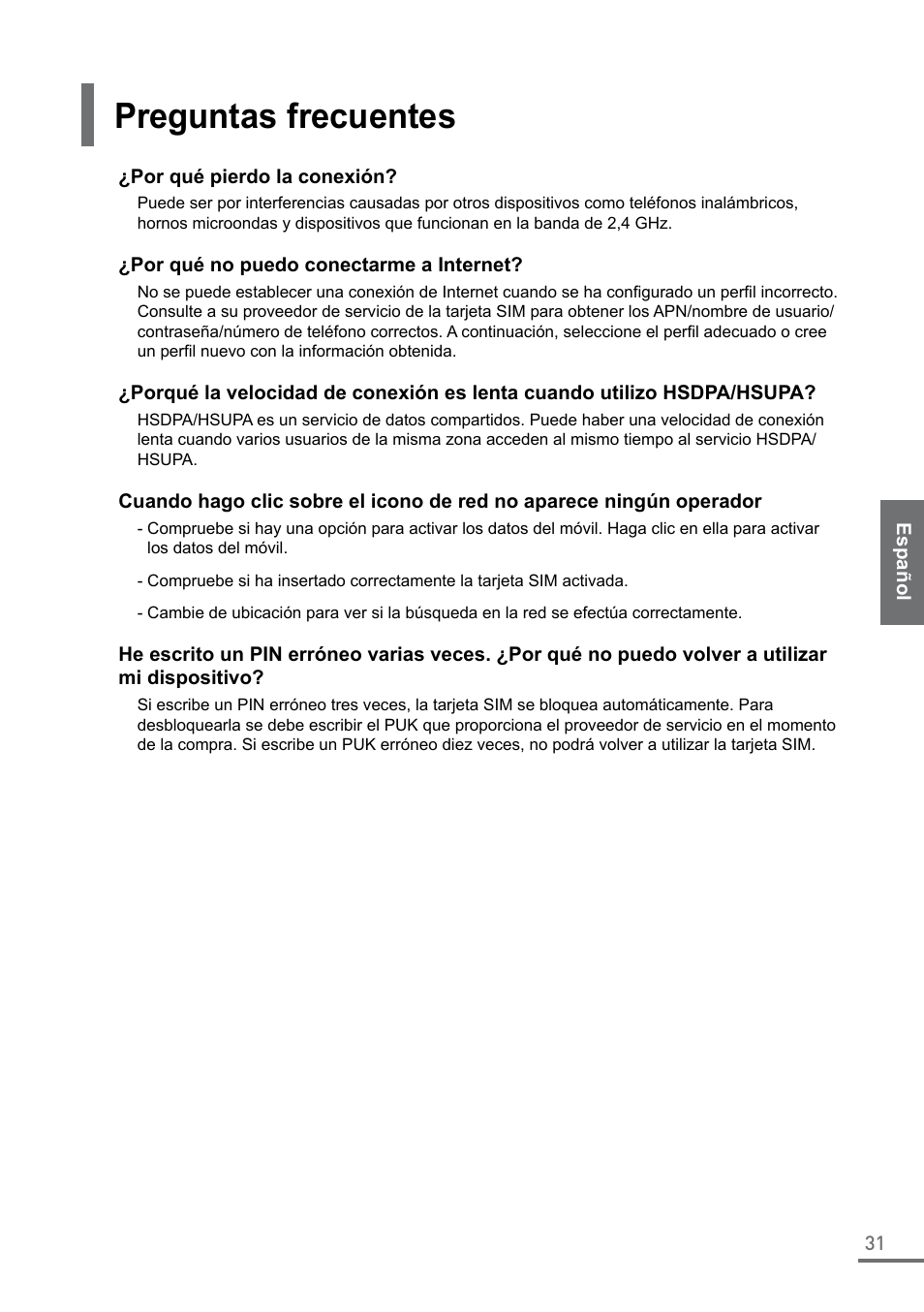Preguntas frecuentes | Samsung XE500C21-A04US User Manual | Page 31 / 87