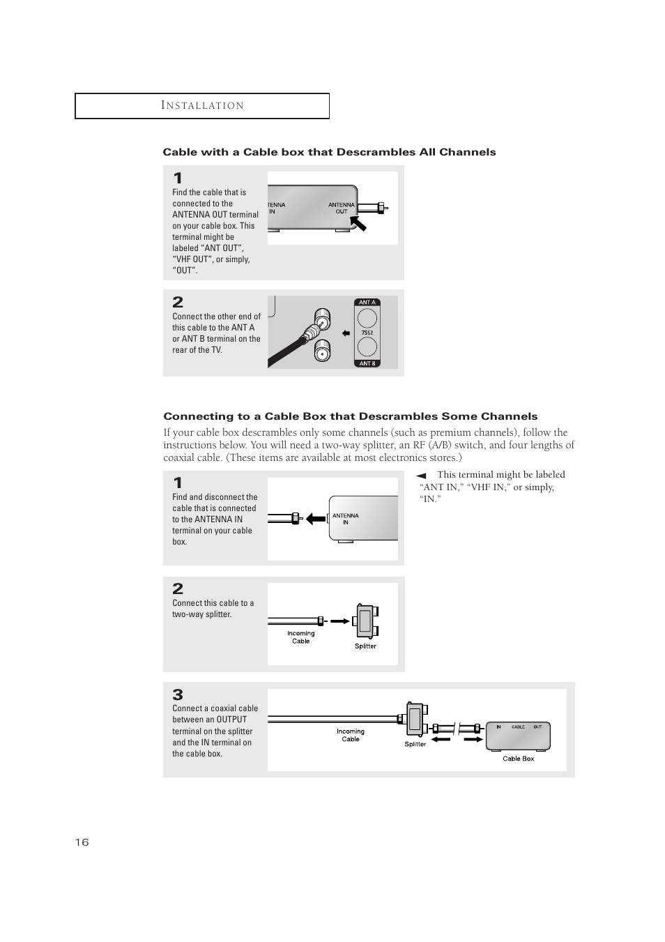 Samsung TXP3071WHX-XAA User Manual | Page 16 / 83