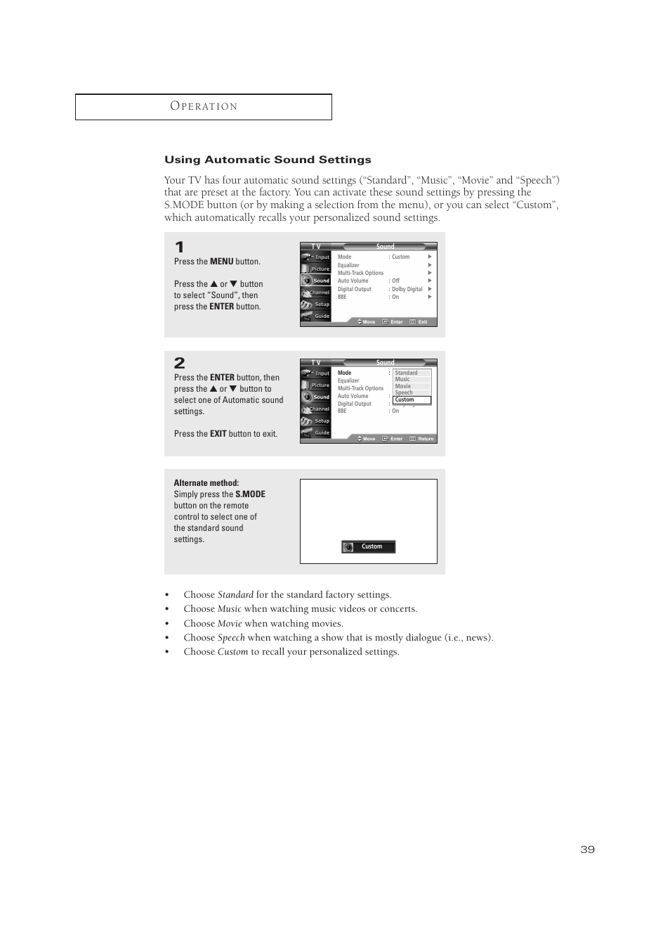 Samsung TXP3071WHX-XAA User Manual | Page 39 / 83