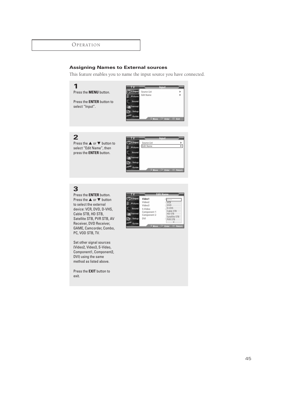 Samsung TXP3071WHX-XAA User Manual | Page 45 / 83