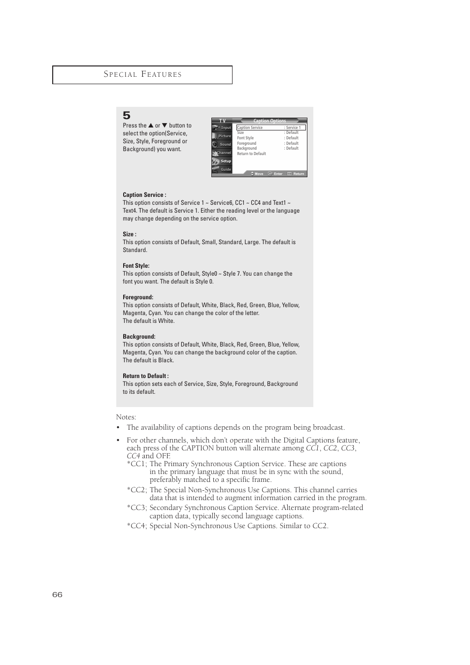 Samsung TXP3071WHX-XAA User Manual | Page 66 / 83