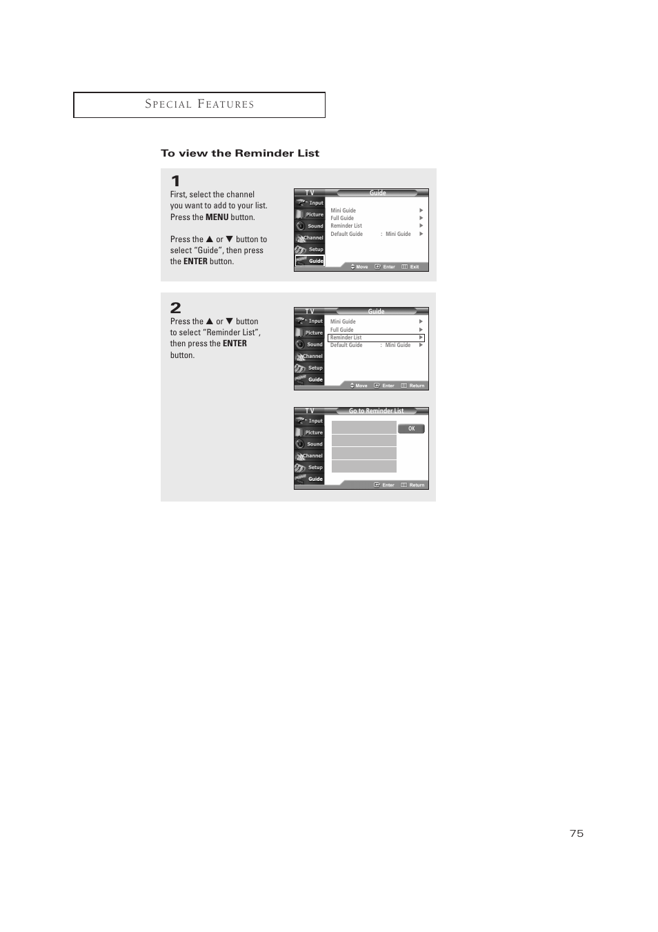 Samsung TXP3071WHX-XAA User Manual | Page 75 / 83