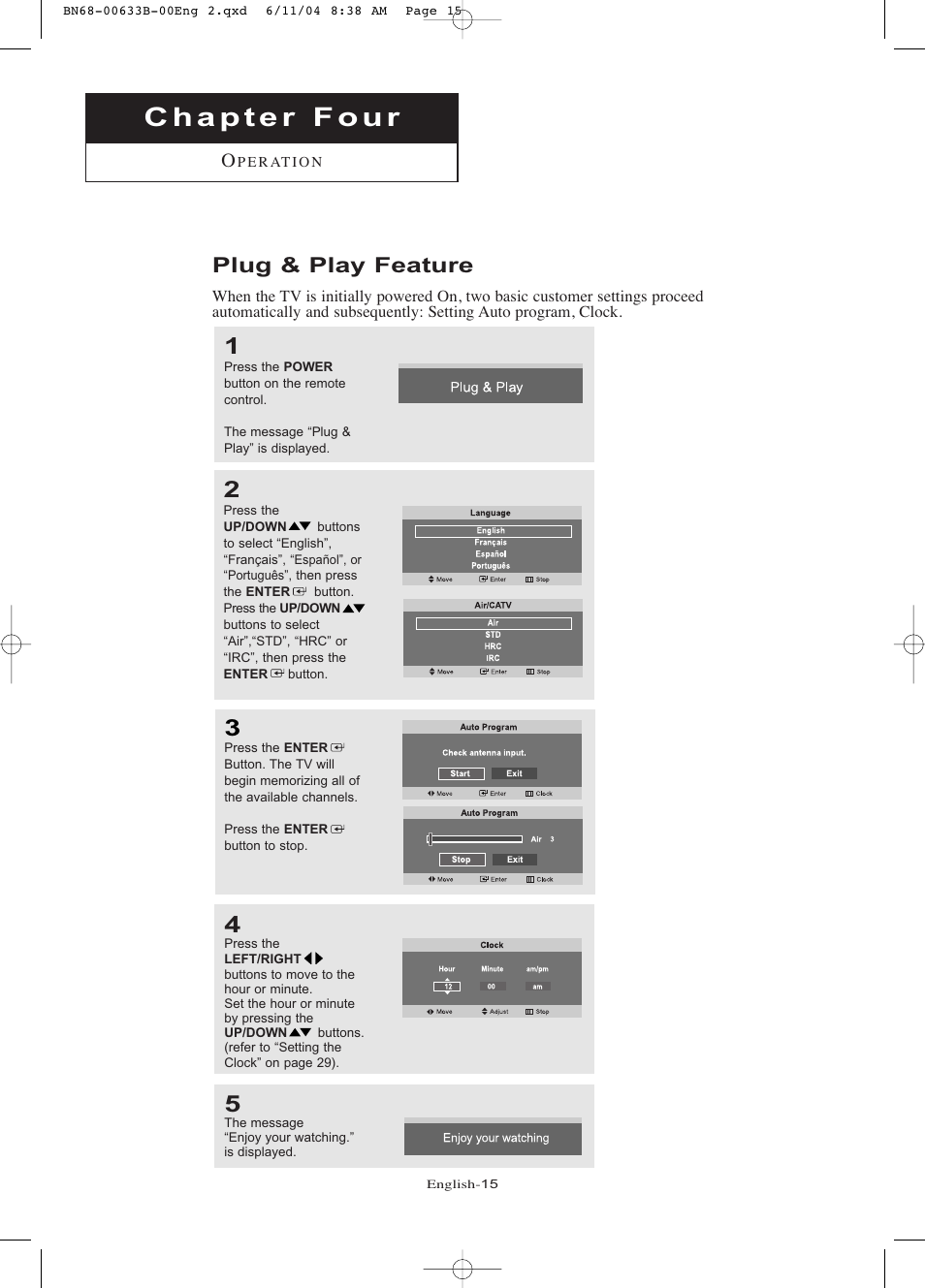 Plug & play feature | Samsung LTP2045UX-XAC User Manual | Page 20 / 66