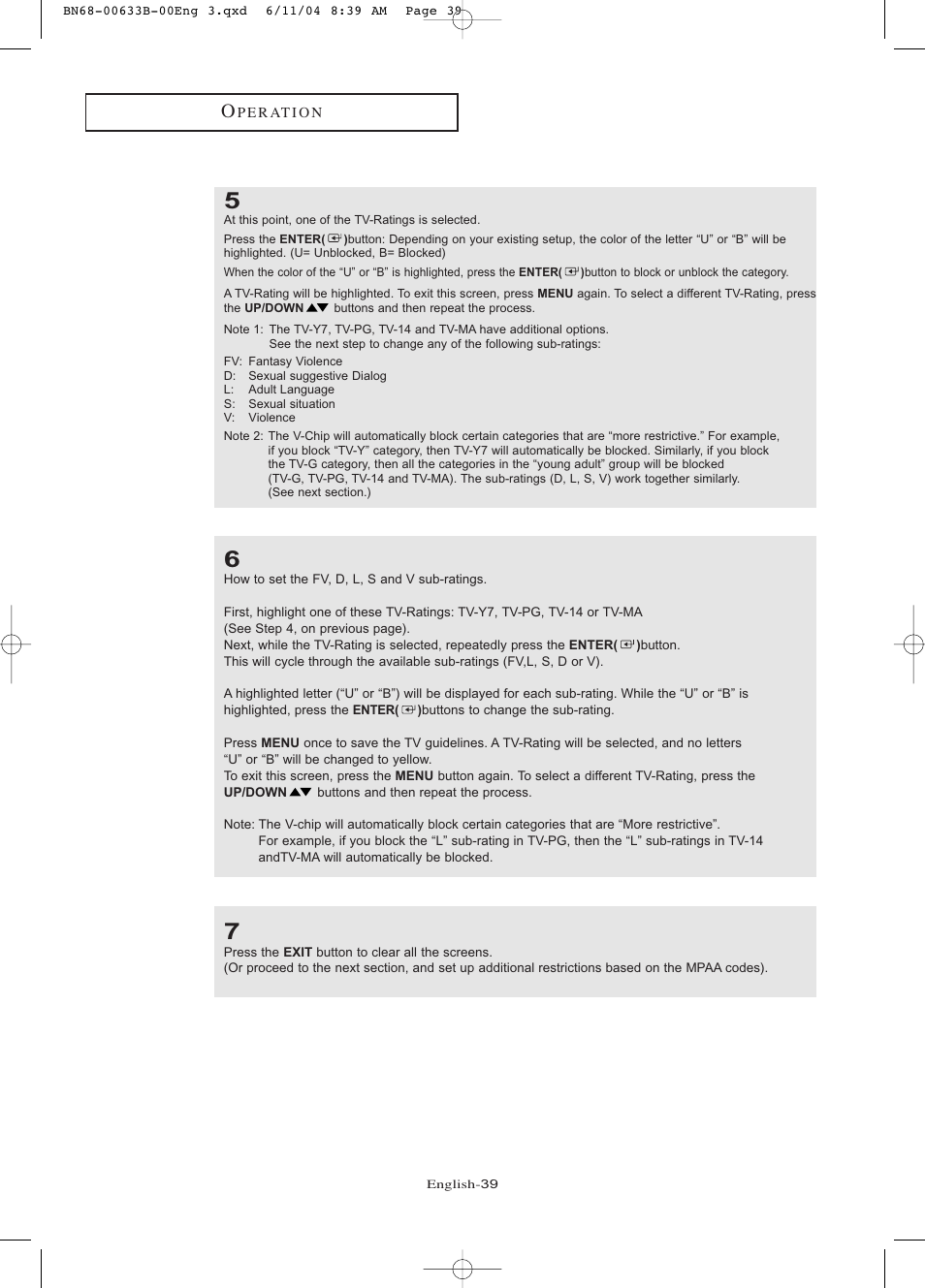 Samsung LTP2045UX-XAC User Manual | Page 44 / 66