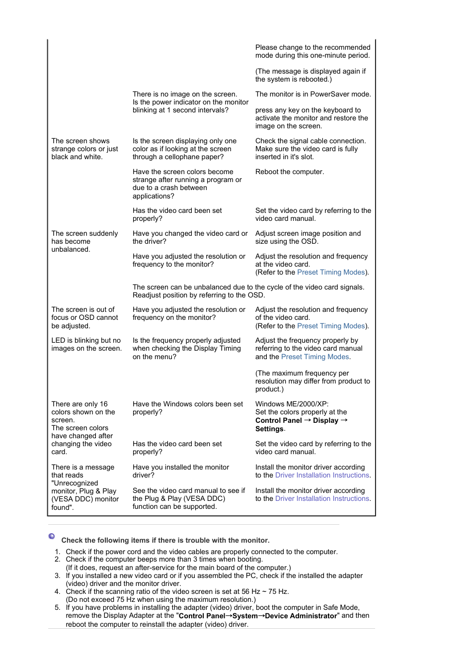 Samsung LS17MJVKB-XAA User Manual | Page 30 / 43
