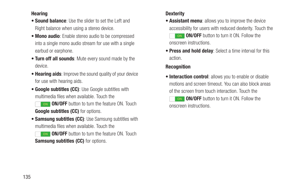 Samsung SM-T537VYKAVZW User Manual | Page 140 / 146