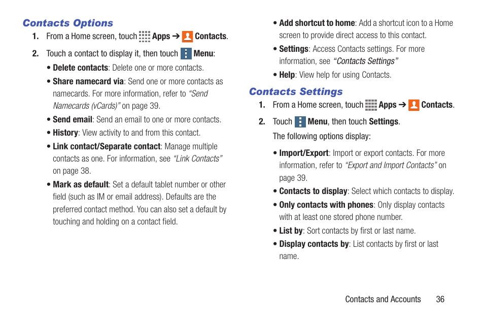 Samsung SM-T537VYKAVZW User Manual | Page 41 / 146