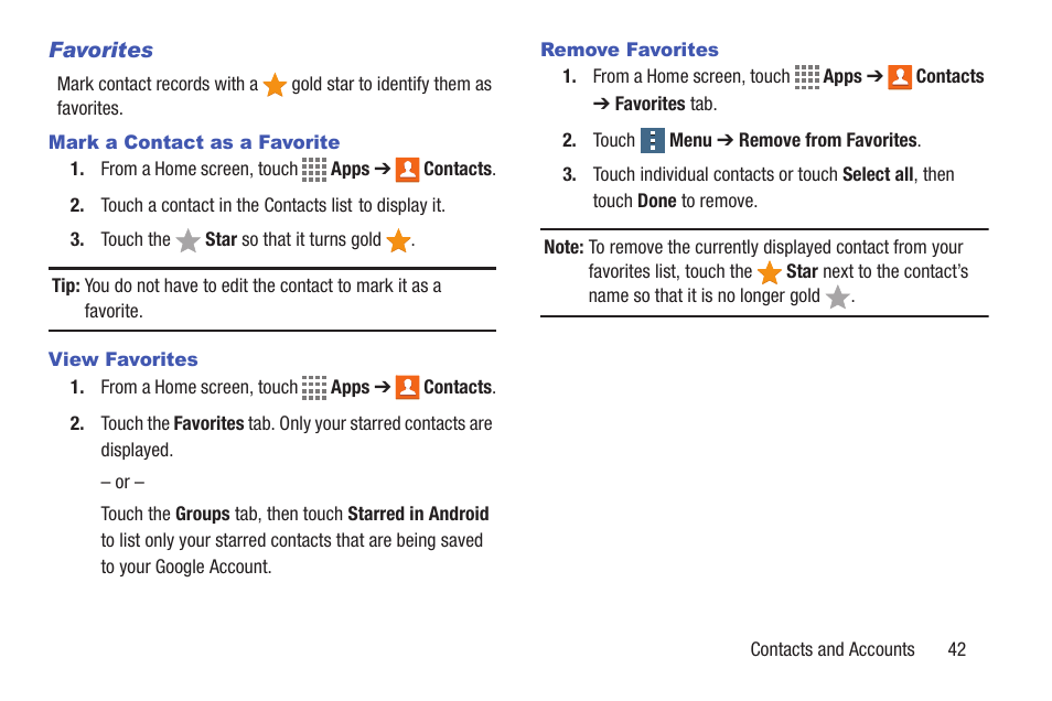 Samsung SM-T537VYKAVZW User Manual | Page 47 / 146