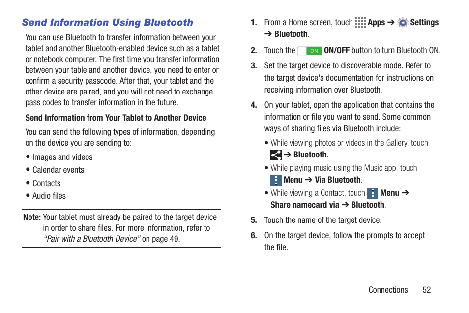 Samsung SM-T537VYKAVZW User Manual | Page 57 / 146