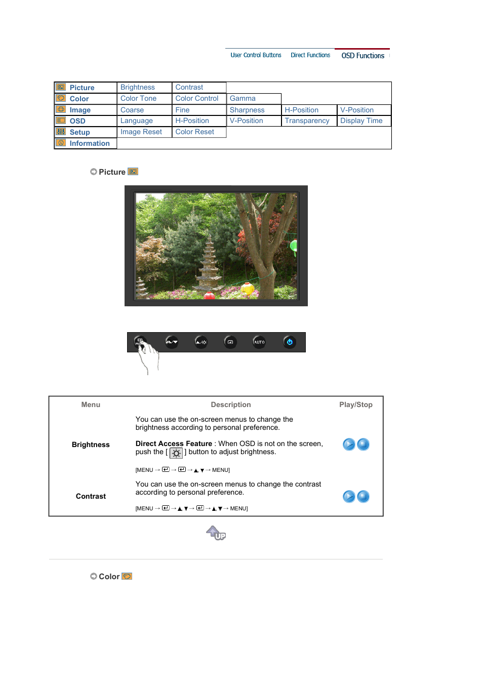 Osd functions | Samsung LS19HANKSM-EDC User Manual | Page 26 / 46