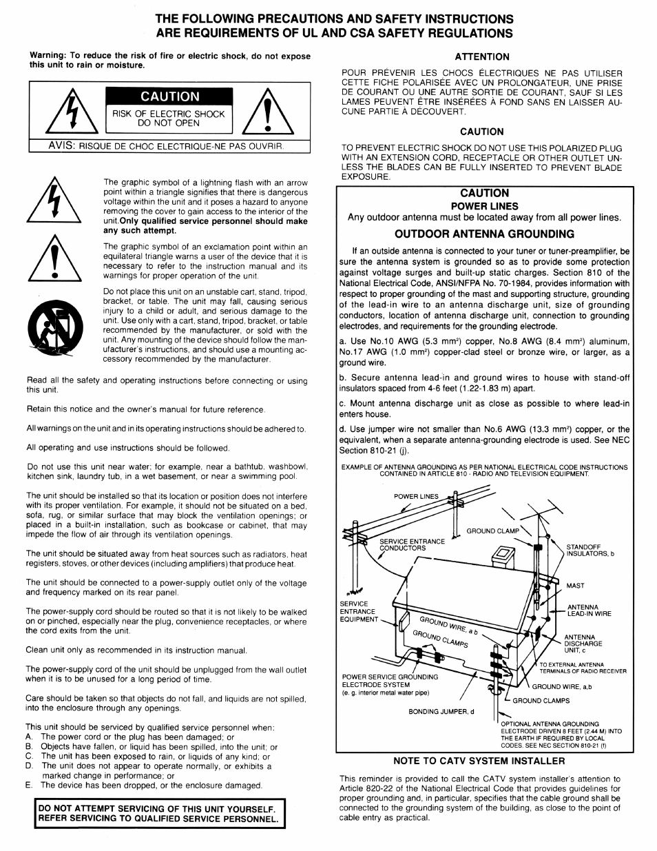 Adcom GFA 7705 User Manual | Page 2 / 16