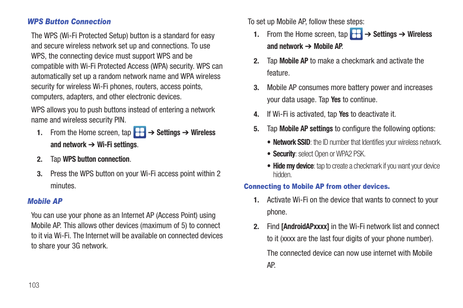 Samsung SGH-I897ZKMATT User Manual | Page 108 / 208