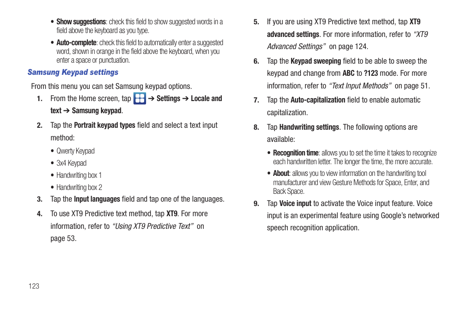 Samsung SGH-I897ZKMATT User Manual | Page 128 / 208