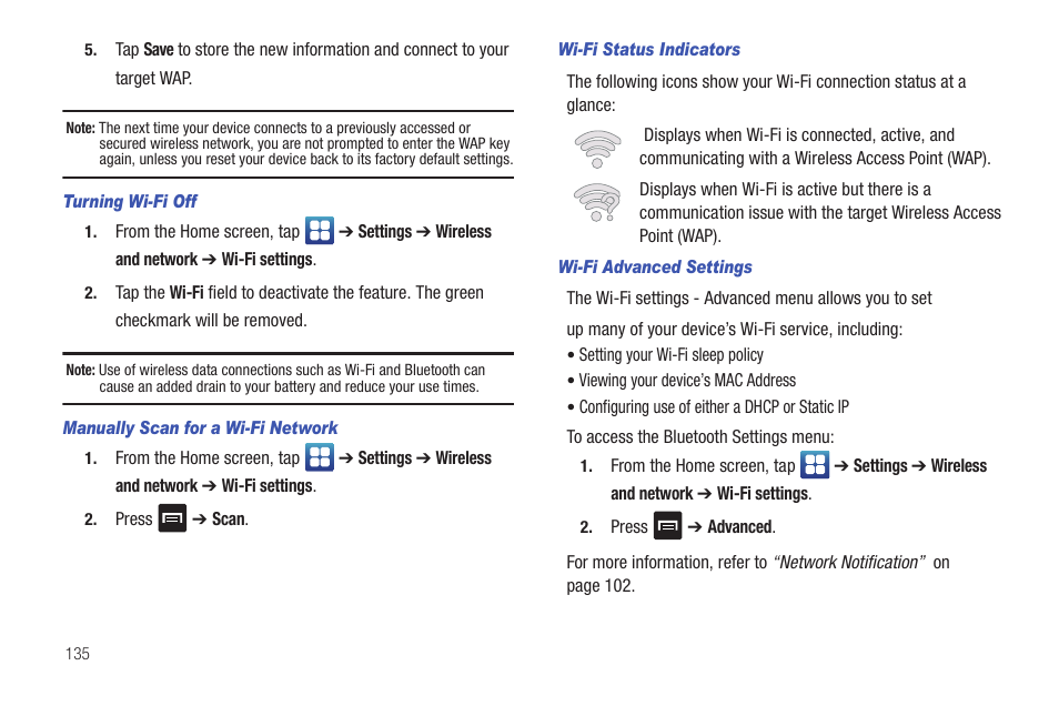 Samsung SGH-I897ZKMATT User Manual | Page 140 / 208