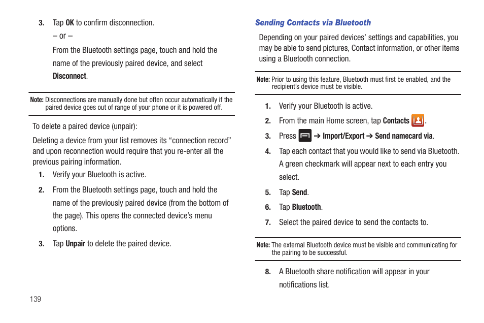 Samsung SGH-I897ZKMATT User Manual | Page 144 / 208