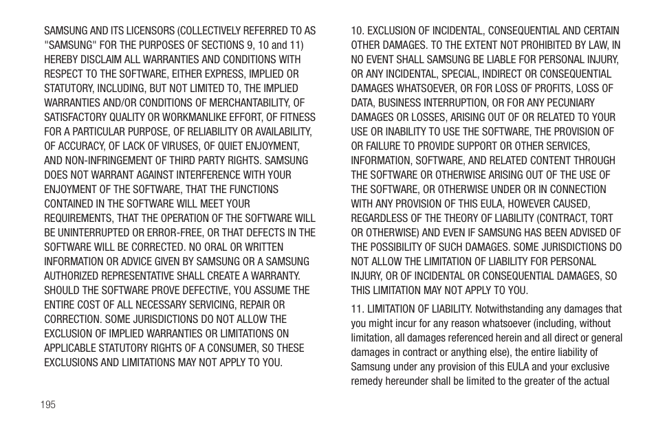 Samsung SGH-I897ZKMATT User Manual | Page 200 / 208