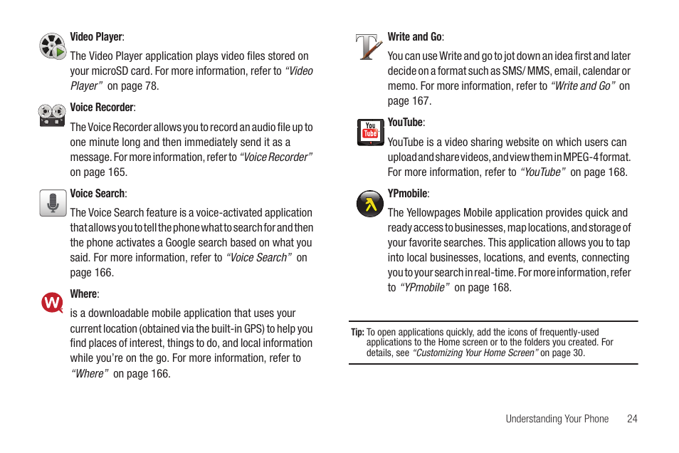 Samsung SGH-I897ZKMATT User Manual | Page 29 / 208