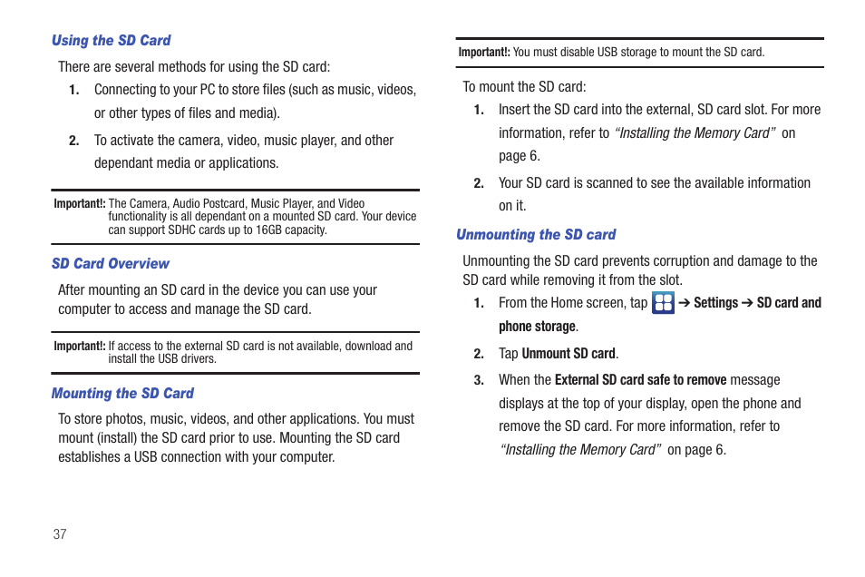 Samsung SGH-I897ZKMATT User Manual | Page 42 / 208