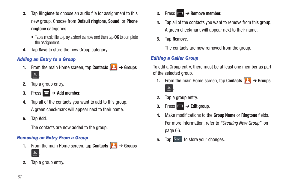 Samsung SGH-I897ZKMATT User Manual | Page 72 / 208