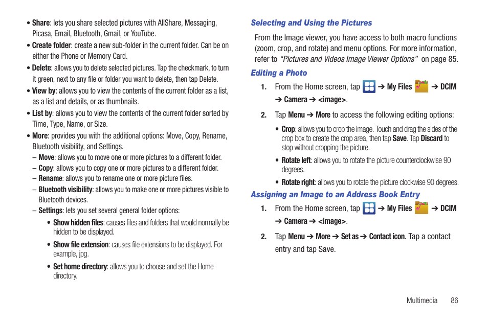 Samsung SGH-I897ZKMATT User Manual | Page 91 / 208