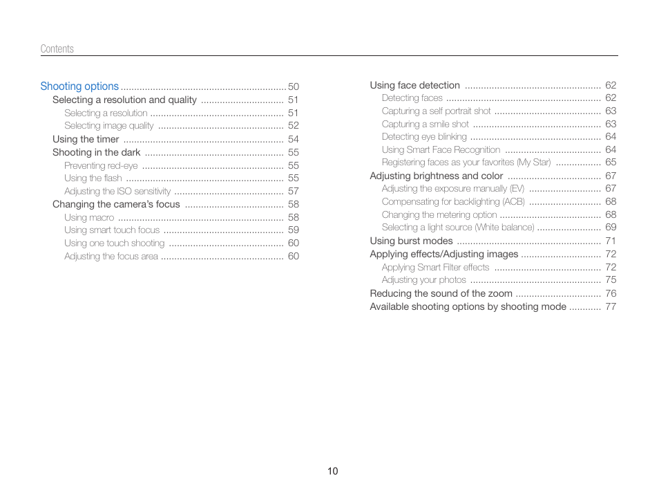 Samsung EC-ST65ZZBPSUS User Manual | Page 11 / 142