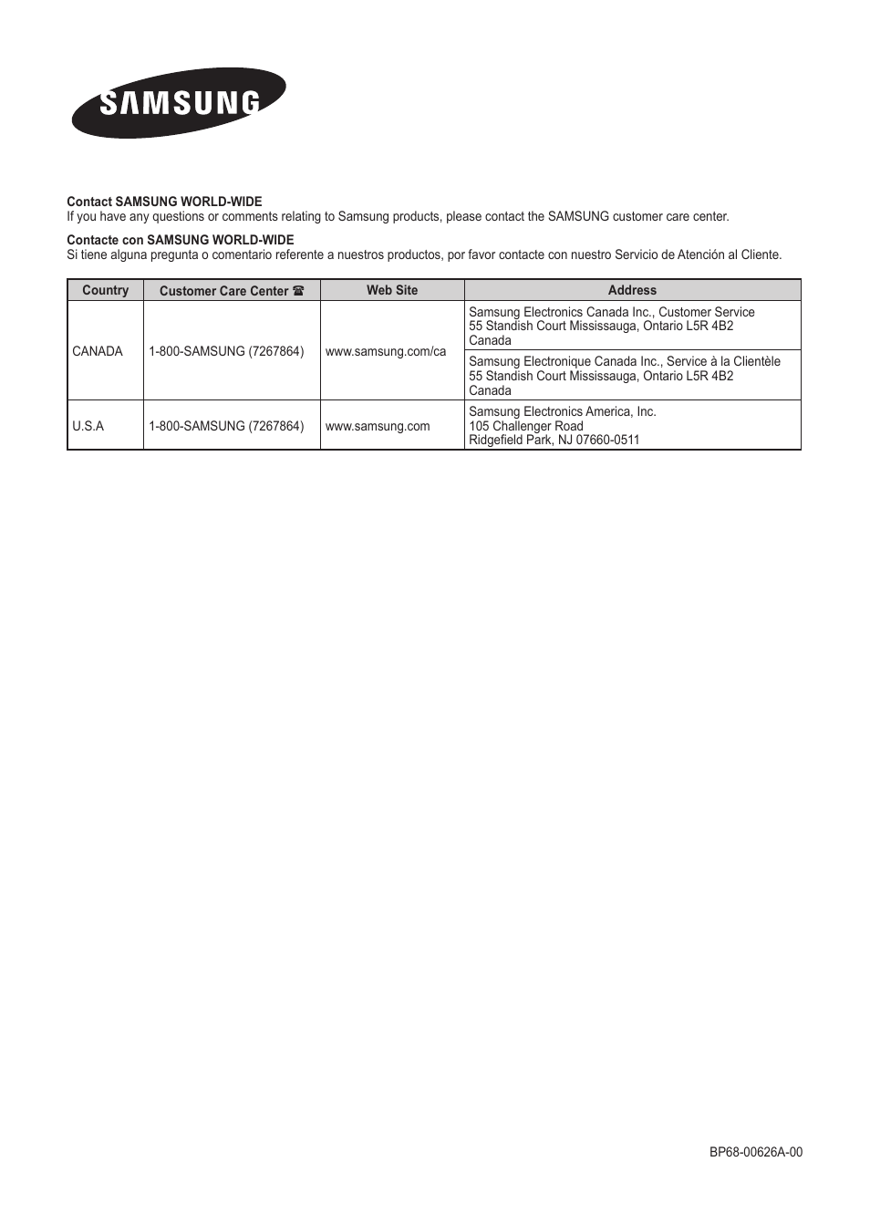 Samsung HLT5675SX-XAA User Manual | Page 128 / 128